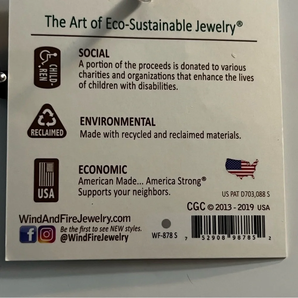 🛍 NWT 🛍WIND AND FIRE AMETHYST BRACELET 🛍 - Picture 7 of 9